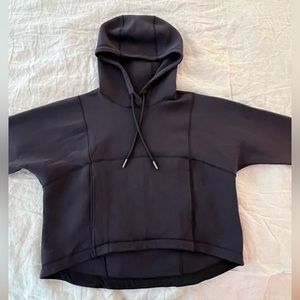 Lulu lemon black cropped hoodie